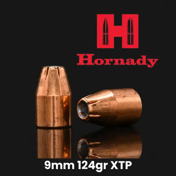 Hornady 9mm (.355") 124gr XTP Bullets - 250 ct